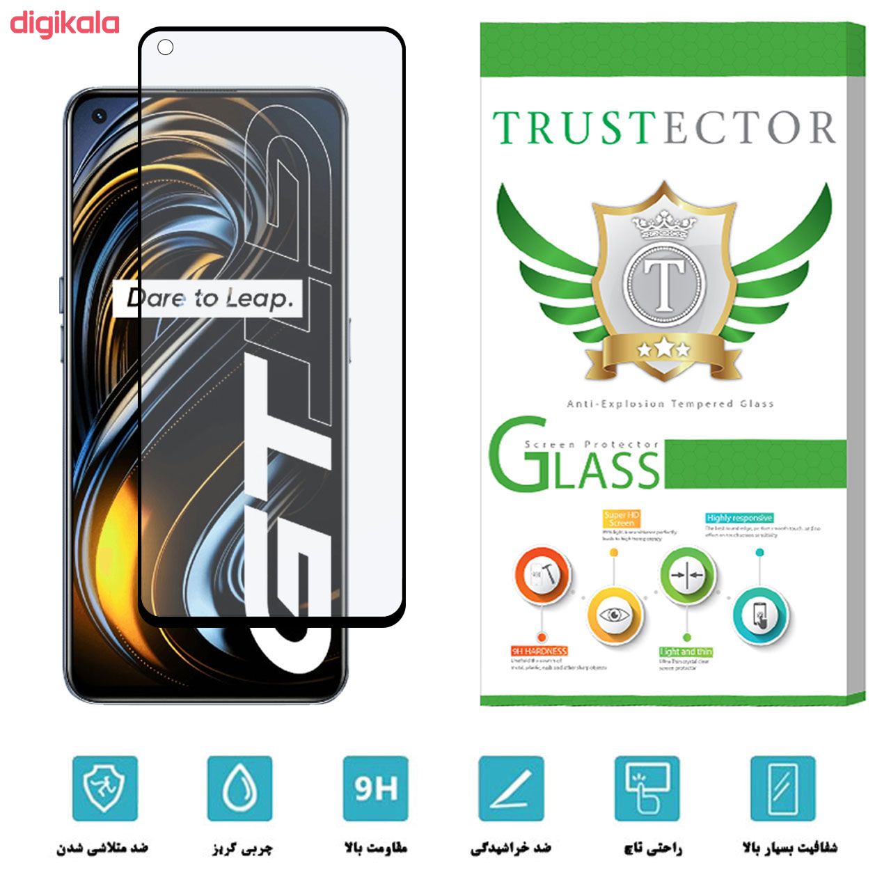 محافظ صفحه نمایش سرامیکی تراستکتور مدل CMA-T مناسب برای گوشی موبایل ریلمی GT 5G main 1 2