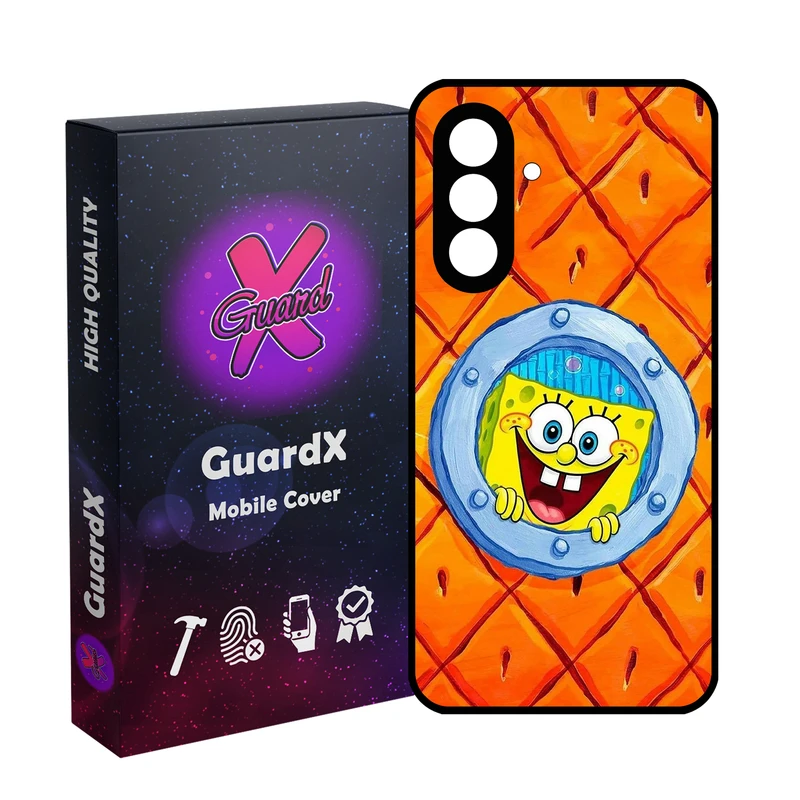 کاور گارد ایکس طرح باب اسفنجی مدل 10982 مناسب برای گوشی موبایل سامسونگ Galaxy A56 / A56 5G