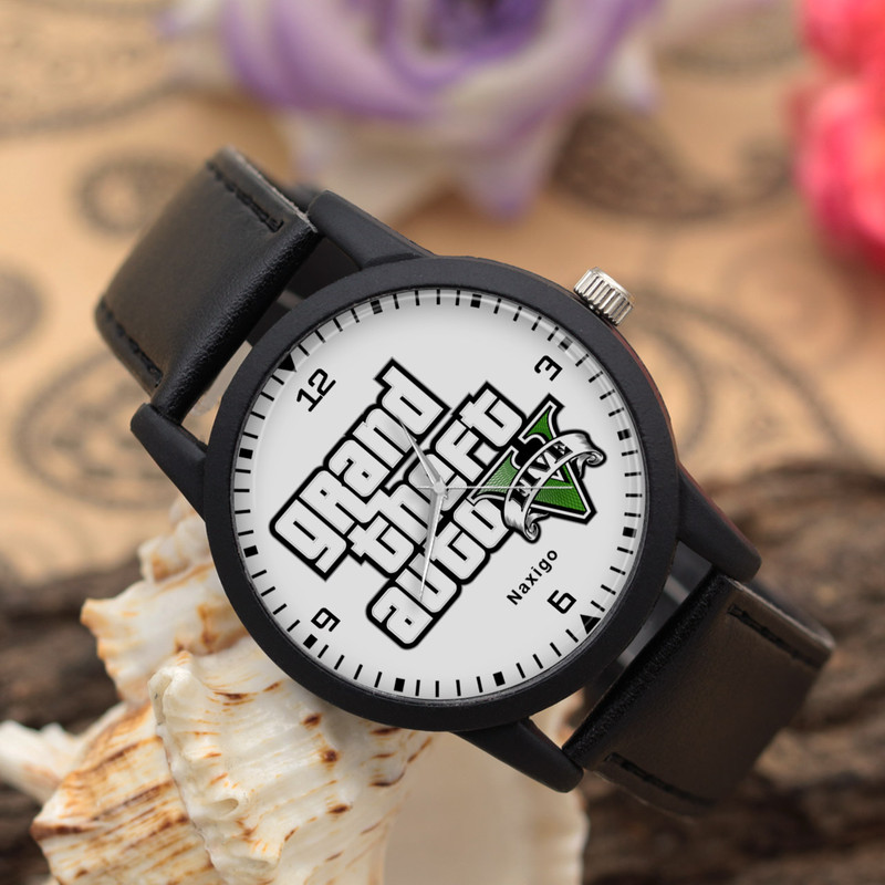 ساعت مچی عقربه ای ناکسیگو مدل GTA V کد LF6743