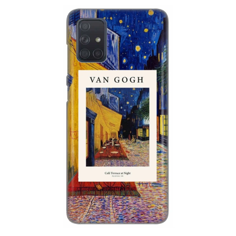 کاور طرح کافه تراس در شب کد DIMO-039 مناسب برای گوشی موبایل سامسونگ Galaxy A71