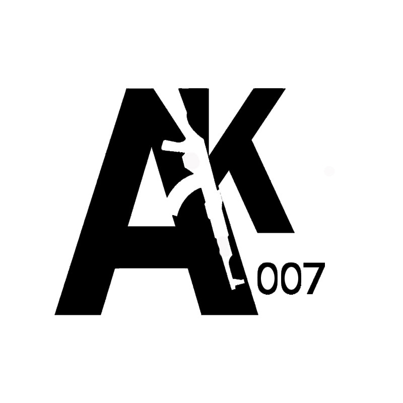  برچسب خودرو طرح AK کد K3500