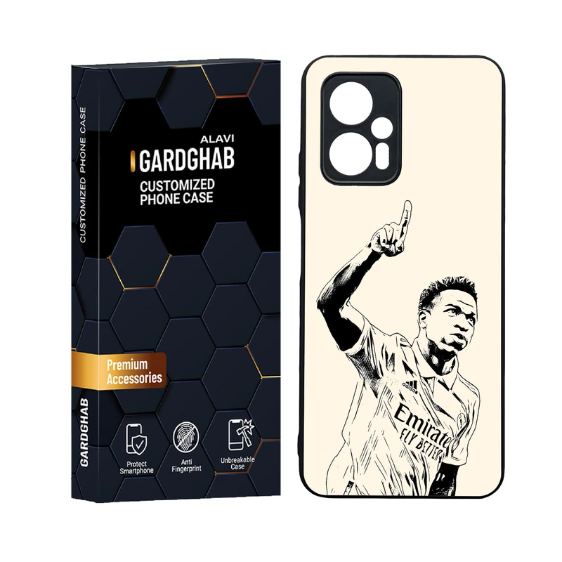 کاور گارد قاب علوی مدل دورژله پشت گلس  ورزشی مناسب برای گوشی موبایل شیائومی Poco X4 GT