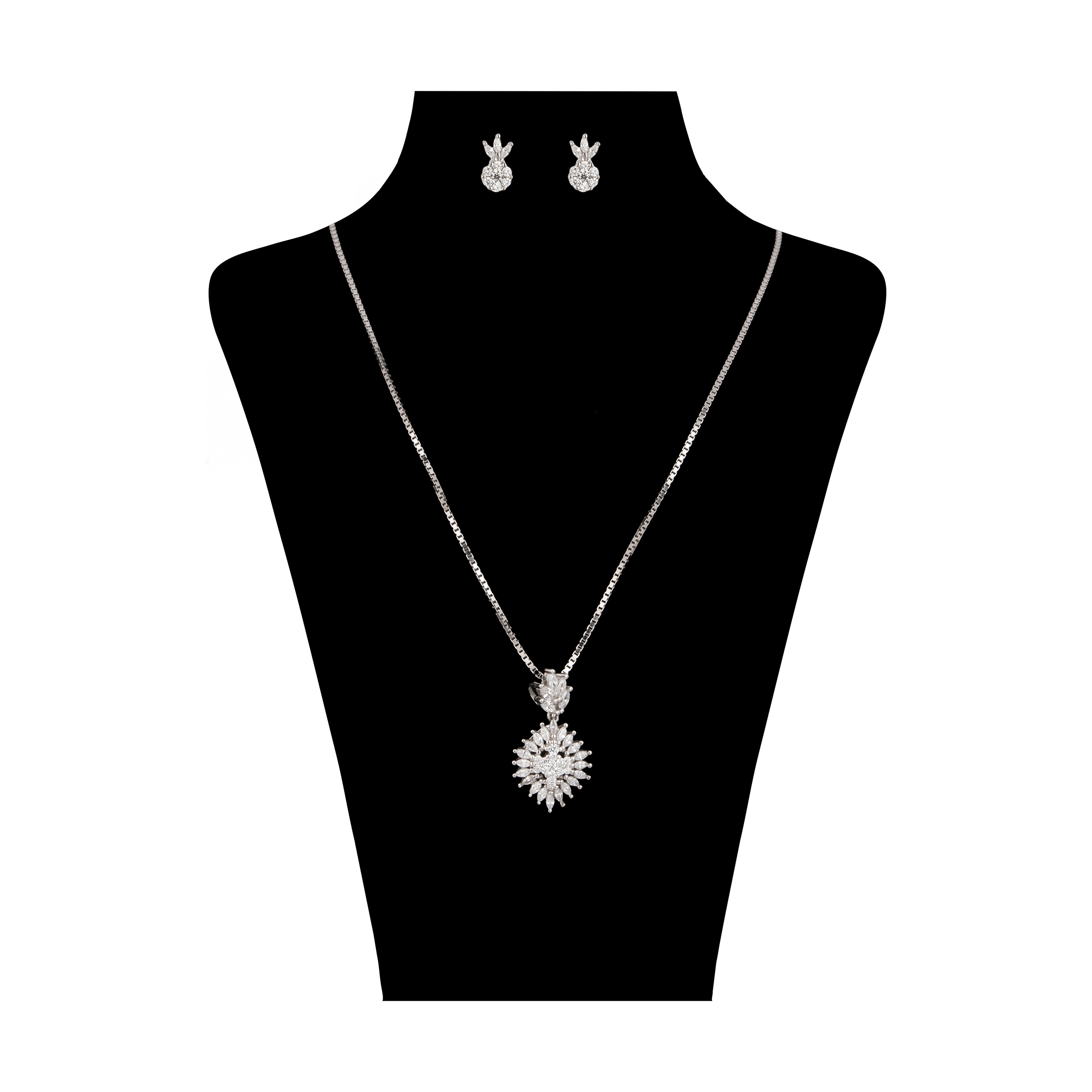 نیم ست نقره زنانه مدل 109-9