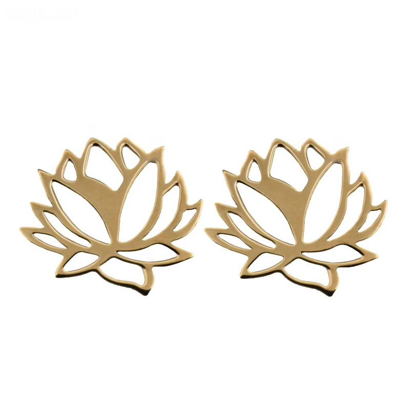 گوشواره میخی طلا 18 عیار دخترانه نیکان گلد مدل 5689