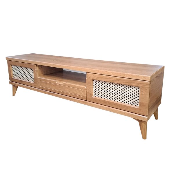 میز تلویزیون دکومبل مدل حصیری 225