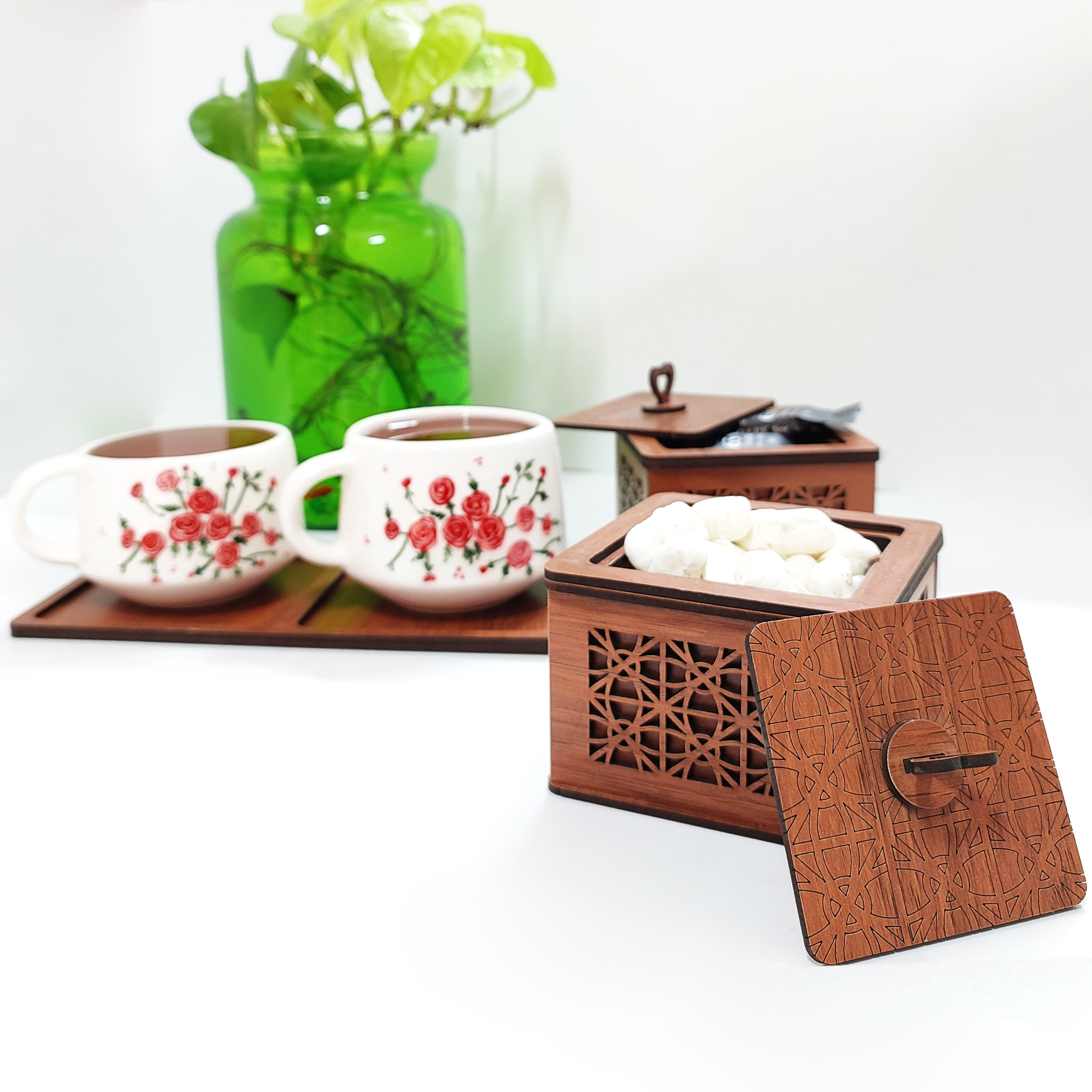 قندان مدل فروردین مجموعه دو عددی