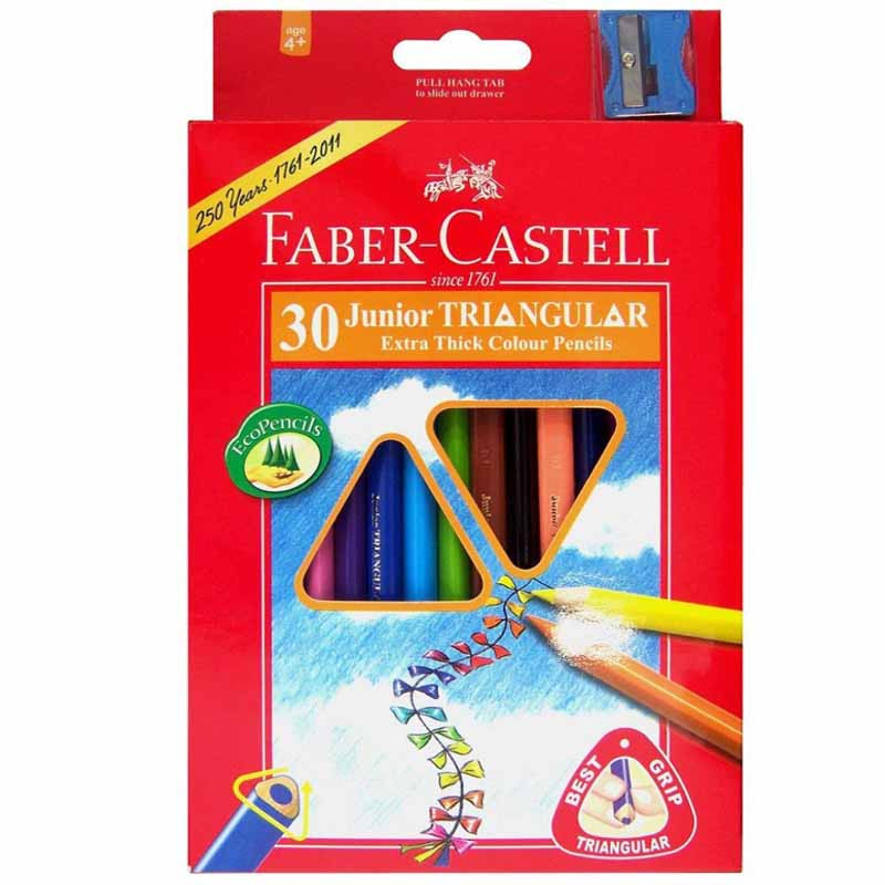 مداد رنگی 30 رنگ فابر کاستل مدل جونیور کد 62822