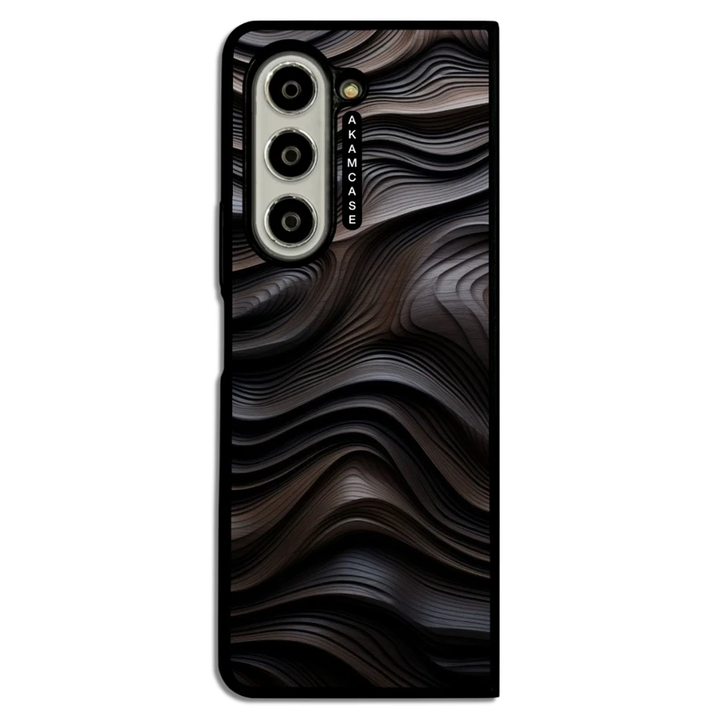 کاور آکام مدل AMC-WSGZFOLD5-WOOD-11 مناسب برای گوشی موبایل سامسونگ Galaxy Z Fold 5