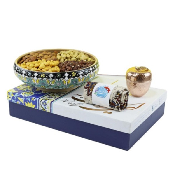 ست هدیه صنایع دستی اریسا مدل سفره بهار کد D382
