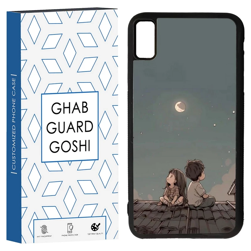 کاور قاب گارد گوشی طرح پسر و دختر کد TPU-183 مناسب برای گوشی موبایل اپل Iphone XS MAX/ Iphone X MAX