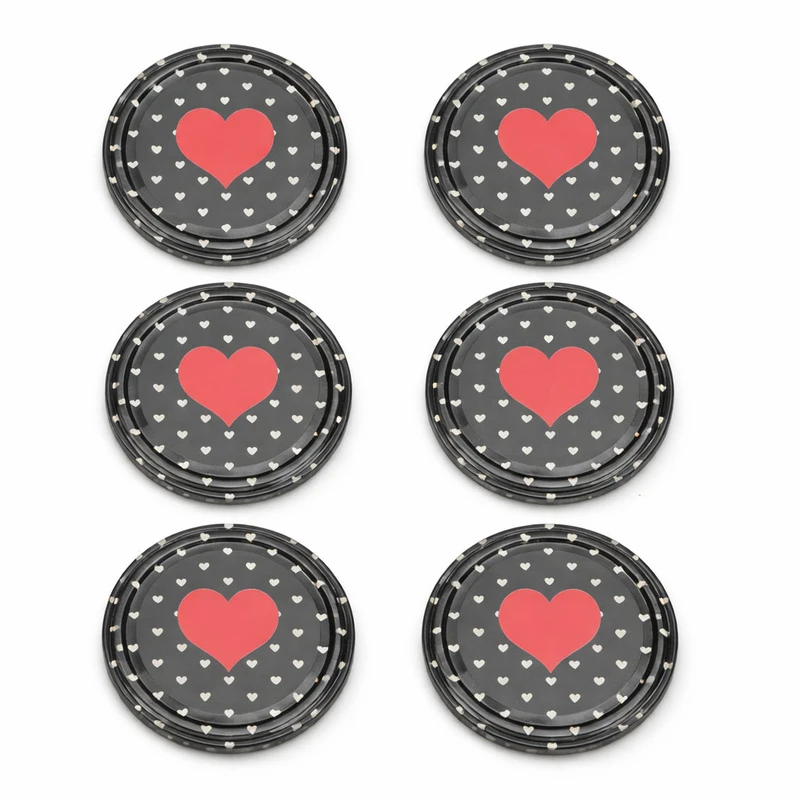 درب بانکه مدل قلبی بسته 6 عددی 