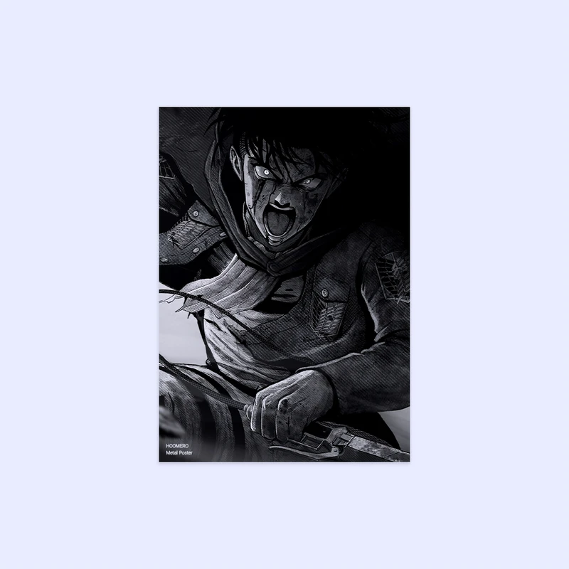 پوستر هومرو طرح انیمه اتک آن تایتان کد PS871