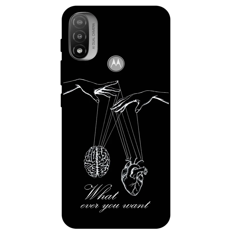 کاور مگافون طرح فکر و احساس مدل 1899 مناسب برای گوشی موبایل موتورولا Moto E20