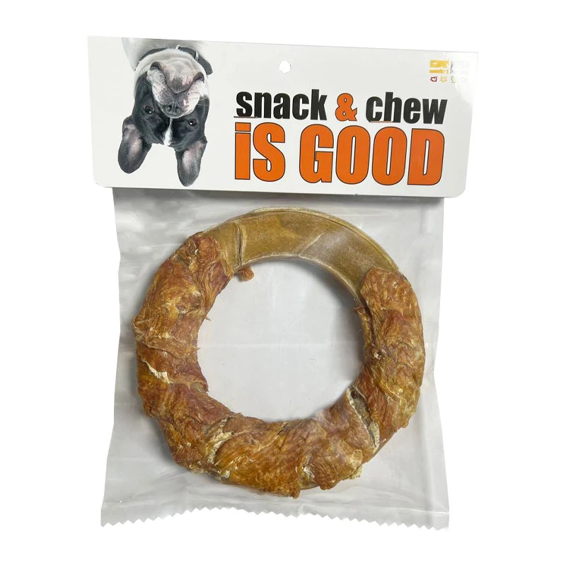 تشویقی سگ ایزگود شهرپت مدل رینگ دورپیچ مرغ