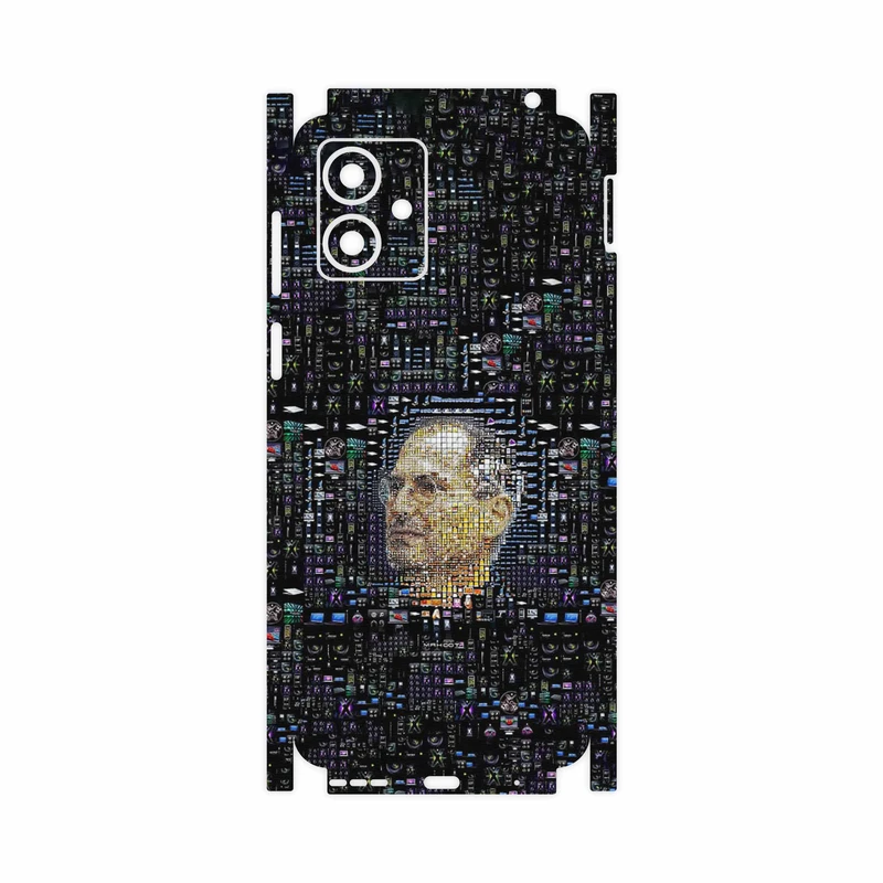 برچسب پوششی ماهوت مدل Collage of Steve Jobs 2-FullSkin مناسب برای گوشی موبایل موتورولا Moto G14
