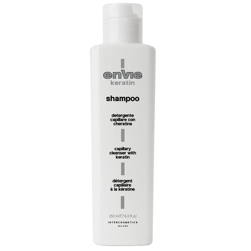 شامپو تقویت کننده و ترمیم کننده مو انوی مدل کراتین پروتئین مناسب برای انواع مو حجم 250 میلی لیتر