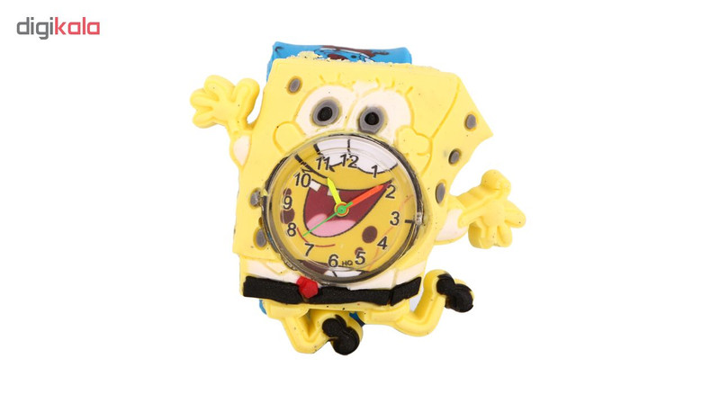 ساعت مچی عقربه ای پسرانه مدل باب اسفنجی ساعت مچی عقربه ای پسرانه مدل باب اسفنجی