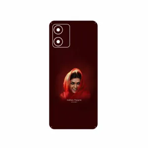 MAHOOT Portrait of an Indian Woman Cover Sticker for Motorola Moto E13
