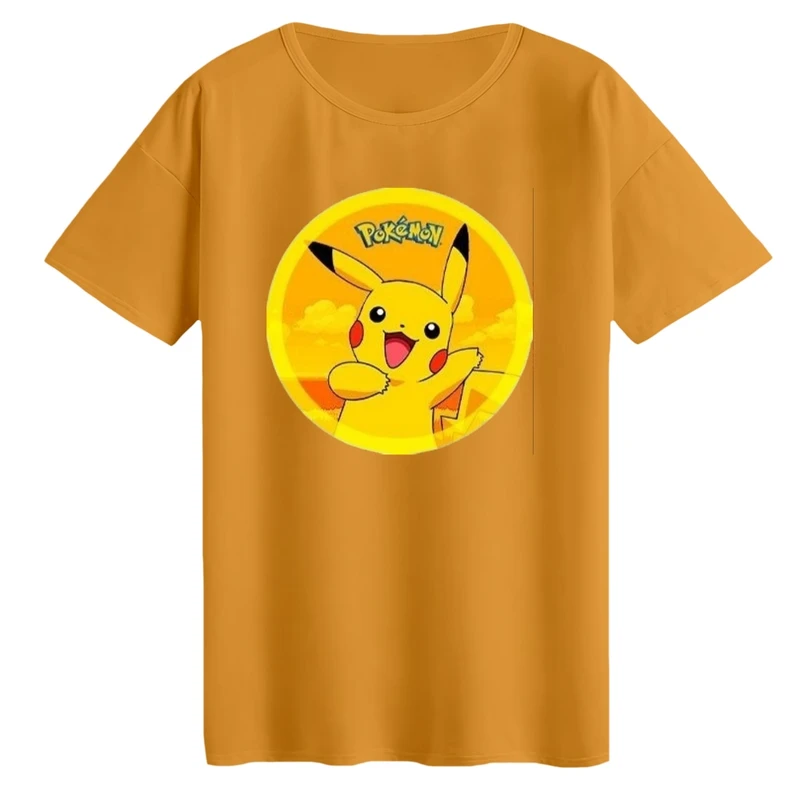 تی‌شرت لانگ آستین کوتاه زنانه مدل پوکی مون کد 3