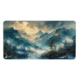 ماوس پد هومرو مدل MX2711 طرح نقاشی طبیعت و کوهستان 