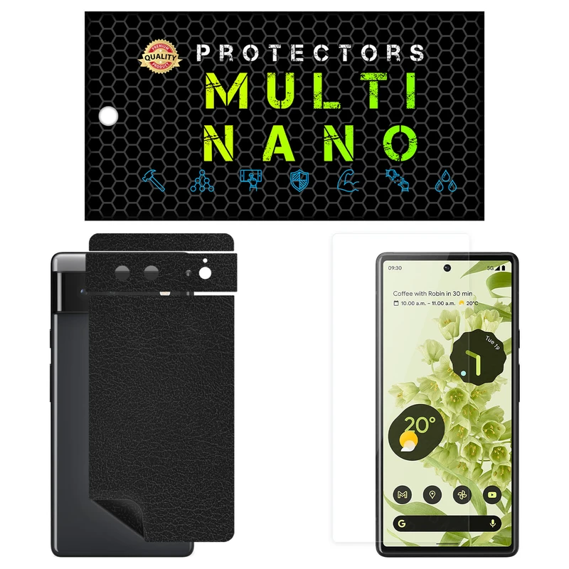 محافظ صفحه نمایش مولتی نانو مدل  X-SFL مناسب برای گوشی موبایل گوگل Pixel 6 به همراه برچسب پوششی