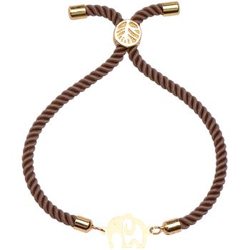 دستبند طلا 18 عیار زنانه کرابو طرح فیل مدل Kr2370