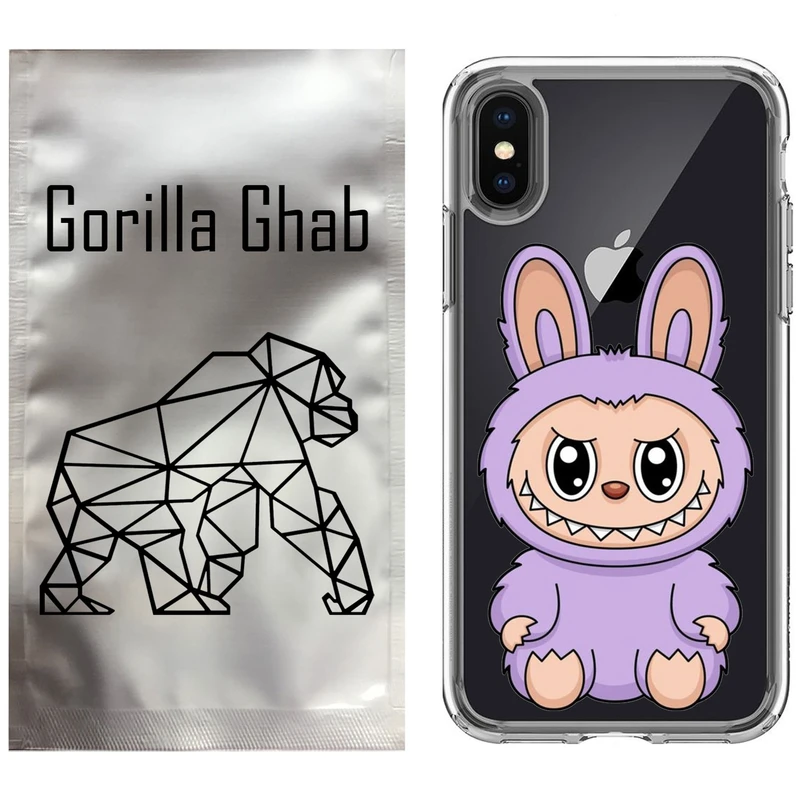 کاور گوریلا قاب مدل CLG کد 130 طرح لبوبو Labubu مناسب برای گوشی موبایل اپل iPhone X / XS