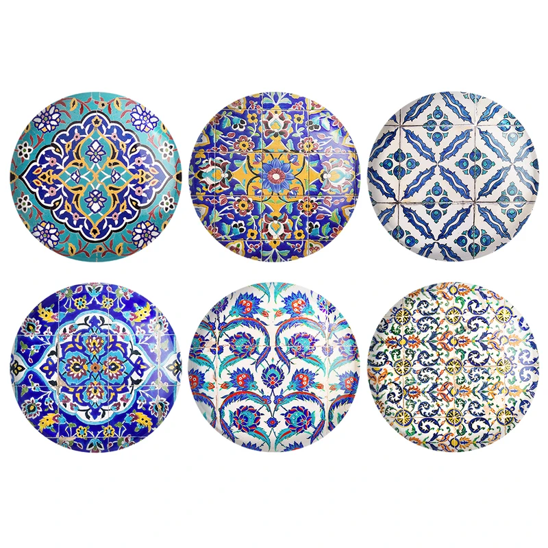 مگنت خندالو طرح کاشی کد 97B مجموعه 6 عددی