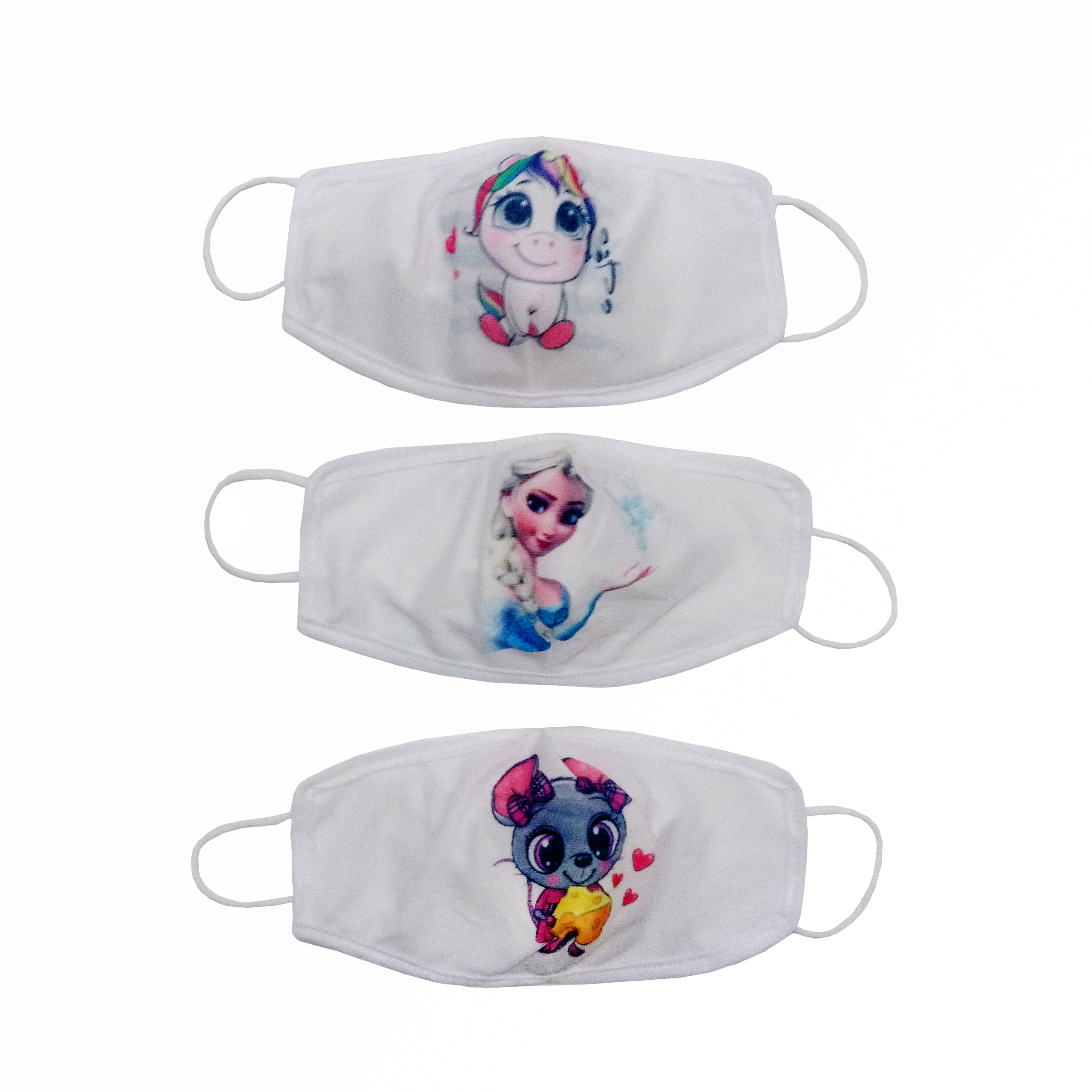  ماسک پارچه ای بچگانه کد 009800 مجموعه 3 عددی