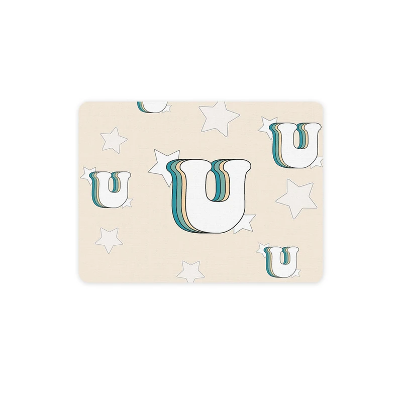 ماوس پد ترمه طراحان ایده مدل حرف U رترو کد cfp2945