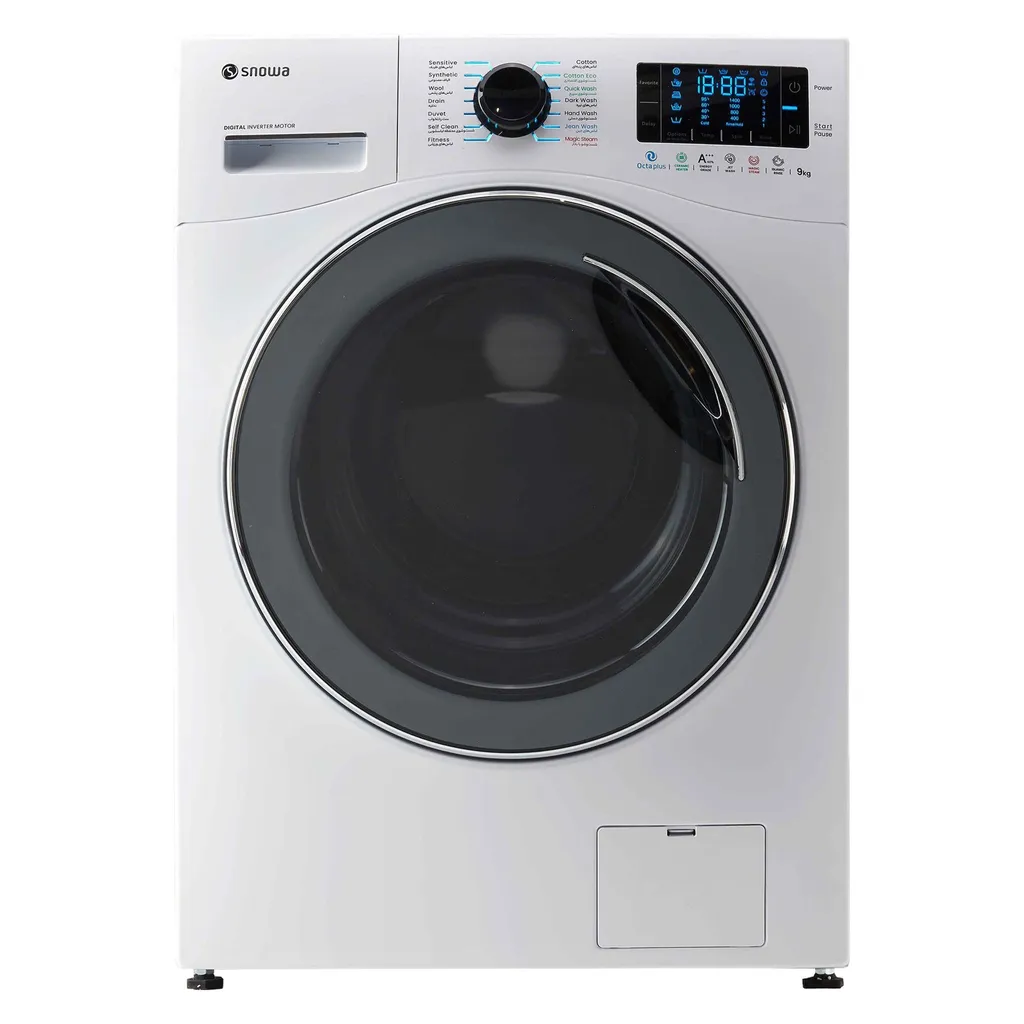 ماشین لباسشویی اسنوا مدل SWM-94536 ظرفیت 9 کیلوگرم