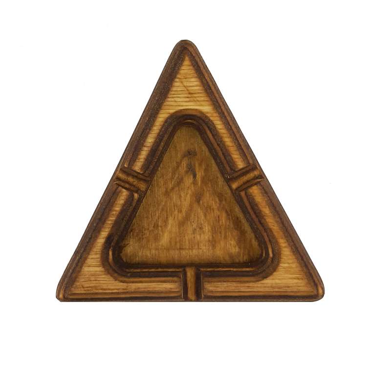 زیرسیگاری مدل مثلث 2 چوبی