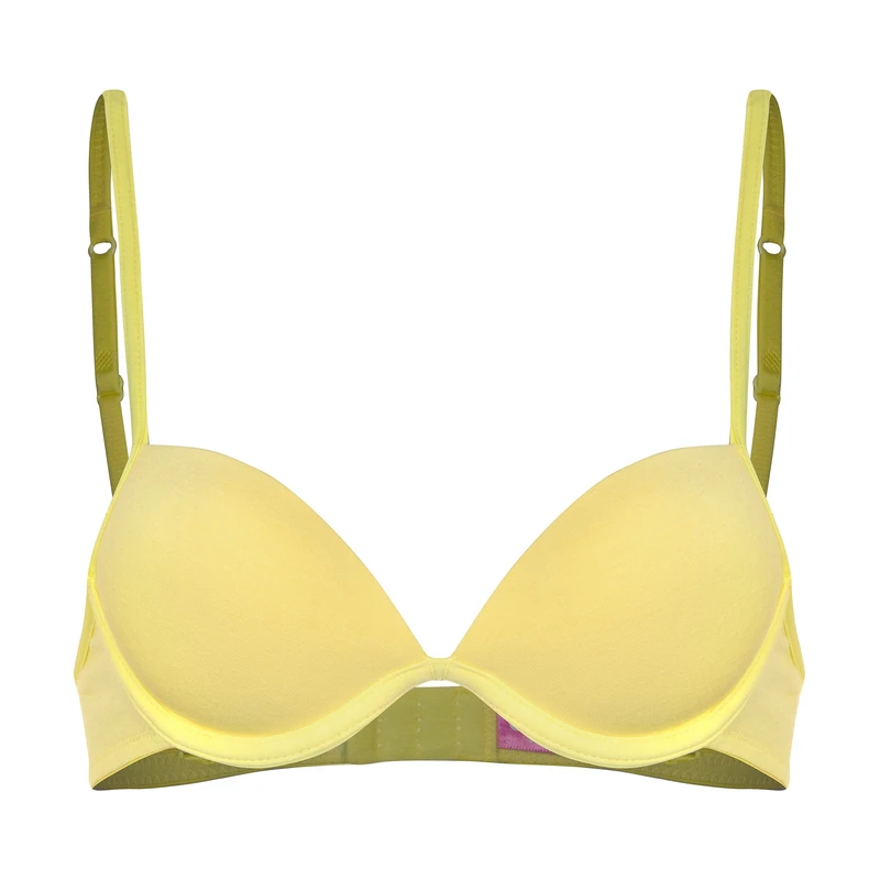 سوتین اسفنجی زنانه چری پینک مدل YELBRA