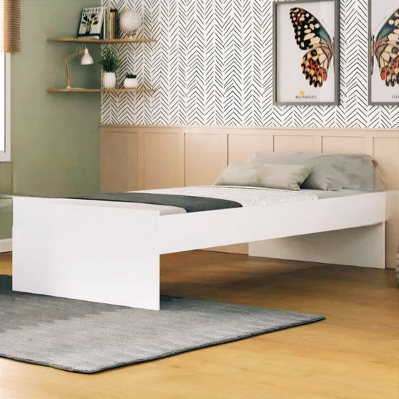 تخت خواب یک نفره مدل H40 سایز 90×200 سانتیمتر