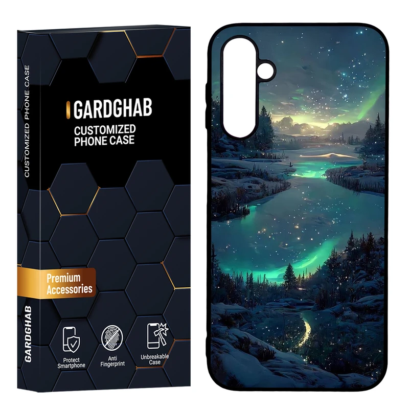    کاور گارد قاب مدل پشت گلس منظره و طبیعت مناسب برای گوشی موبایل سامسونگ Galaxy A24