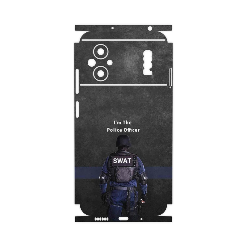 برچسب پوششی ماهوت مدل Police Officer-FullSkin مناسب برای گوشی موبایل شیائومی Poco M5
