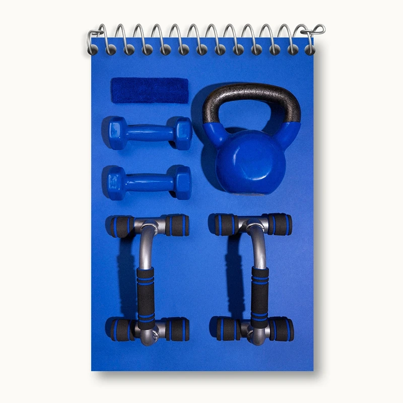 دفتر یادداشت 50 برگ خندالو مدل باشگاه و ورزش کد F1504