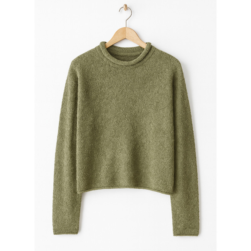 پلیور یقه گرد زنانه مدل 1820