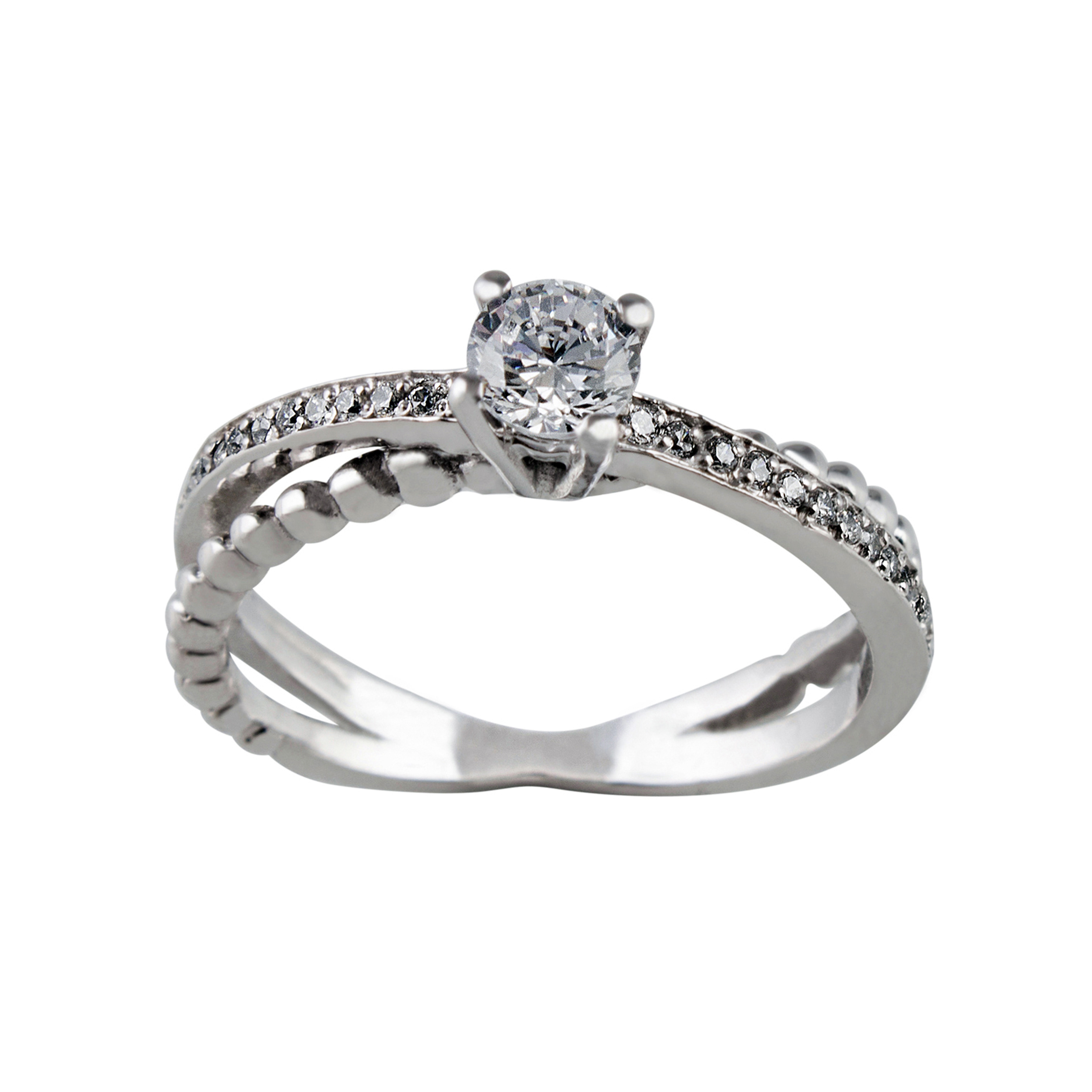 انگشتر نقره زنانه جواهری سون مدل 2599