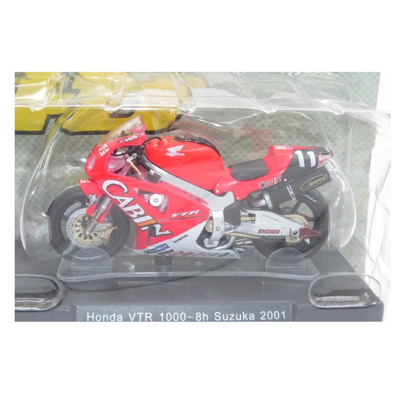 Miniature Altaya 1/18 – Honda VTR 1000 RC51 – Suzuka 2001 – Rossi #46 – Réf. FFR47