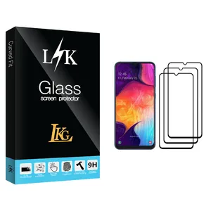 LKG LK Glass Screen Protector For Samsung Galaxy A50 Pack Of 3