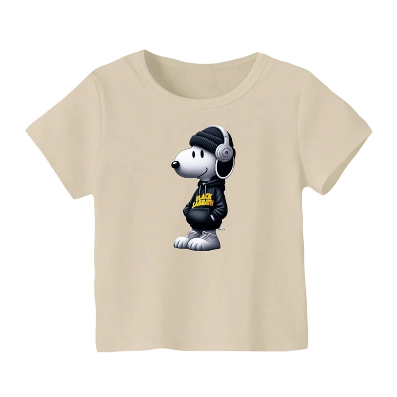 تی شرت آستین کوتاه بچگانه مدل اسنوپی کد ۵۳