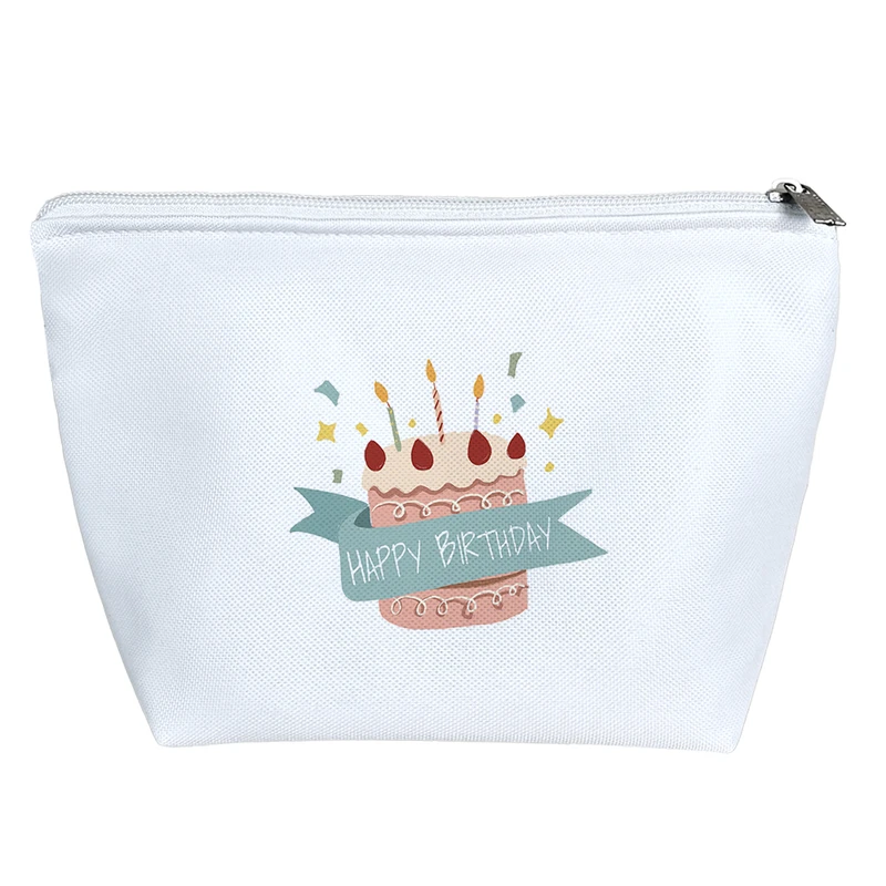 کیف لوازم آرایش دخترانه خندالو مدل تولدت مبارک Happy Birth Day کد 3526