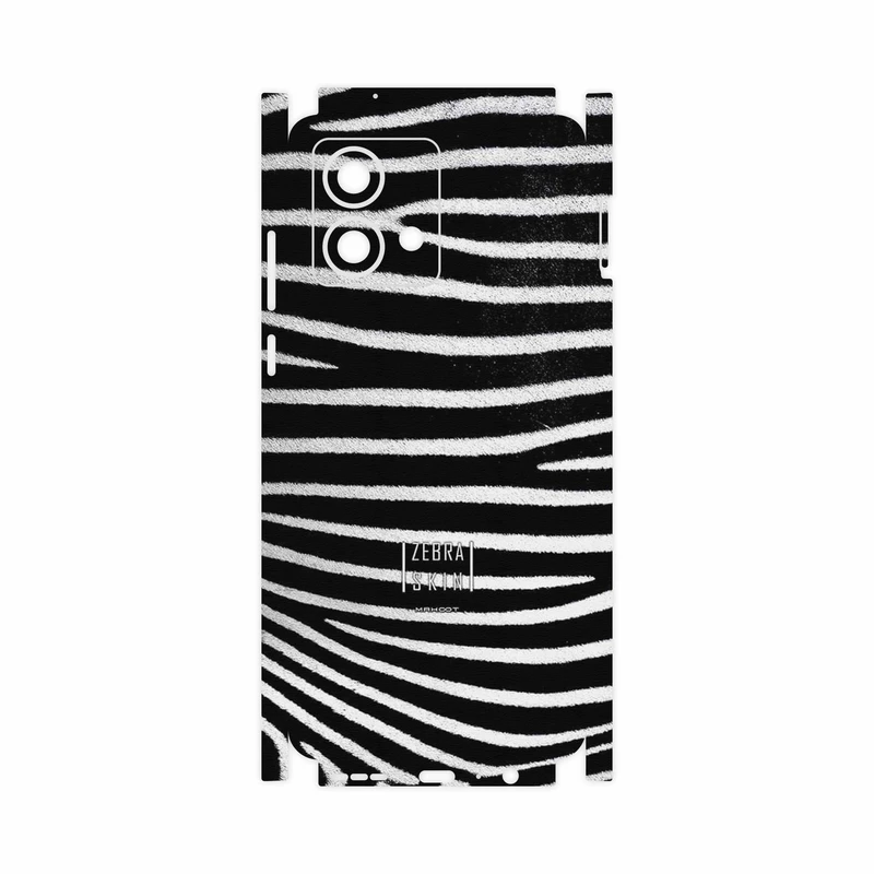 برچسب پوششی ماهوت مدل Zebra Skin-FullSkin مناسب برای گوشی موبایل موتورولا Moto G84