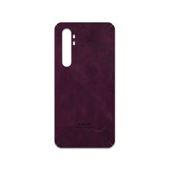 برچسب پوششی ماهوت مدل Red Violet Buffalo Leather مناسب برای گوشی موبایل شیائومی Mi Note 10 Lite