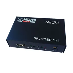 	 اسپلیتر HDMI چهار پورت نت پیل مدل HS-4