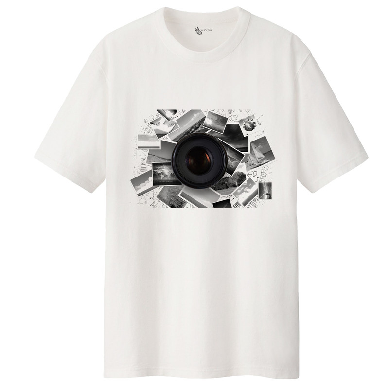 تی شرت لانگ آستین کوتاه مردانه مدل دوربین