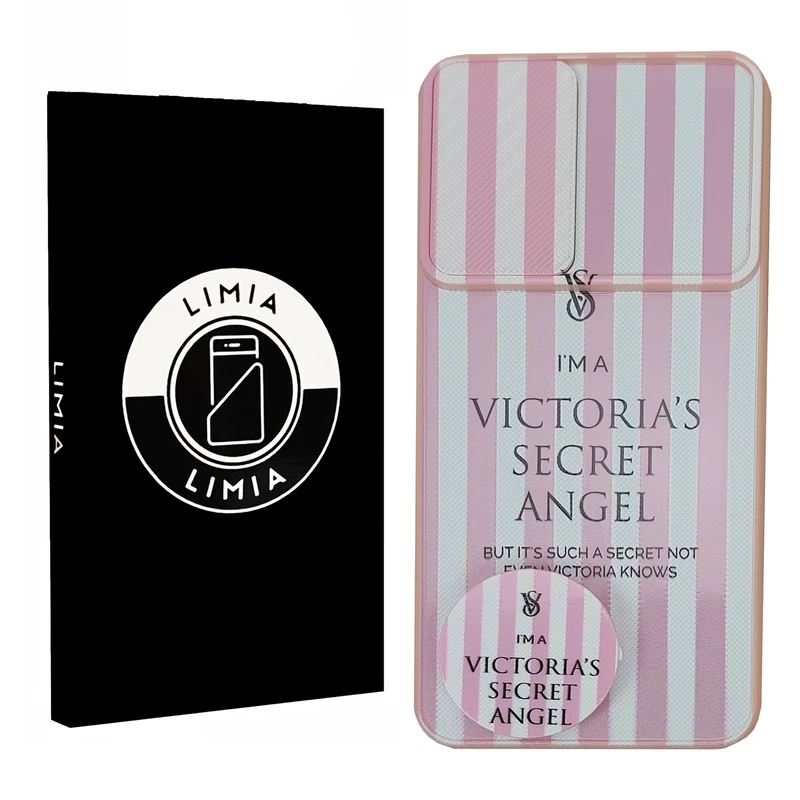 کاور لیمیا مدل فانتزی کشویی کد 477 مناسب برای گوشی موبایل سامسونگ Galaxy A13 4G/A23/A32 5G به همراه پاپ سوکت