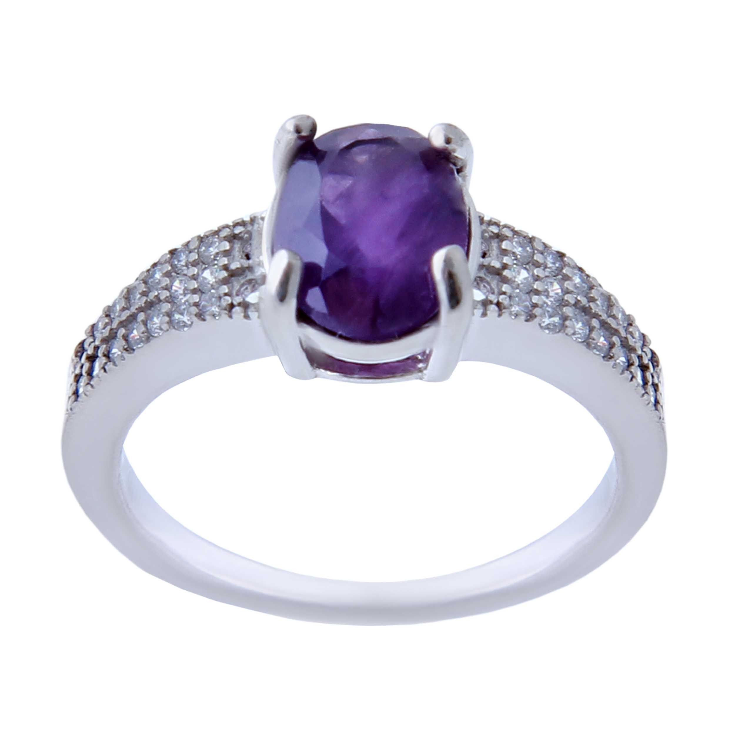   انگشتر نقره زنانه بازرگانی میلادی کد AWR-435