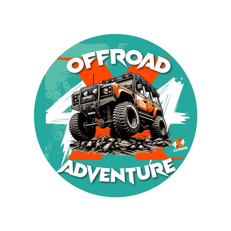 برچسب بدنه خوردو گراسیپا طرح OFF110